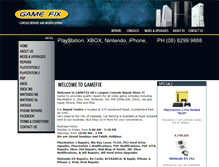Tablet Screenshot of gamefix.com.au